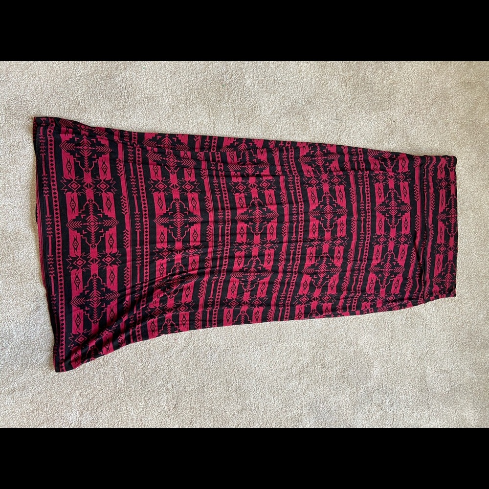 Maxi multicolor skirt